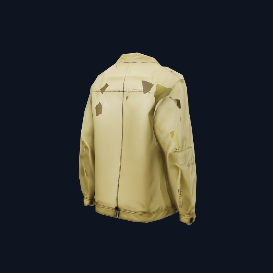 Olive Military Jacket model pack